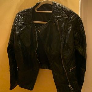 Free People Vegan Leather Jacket